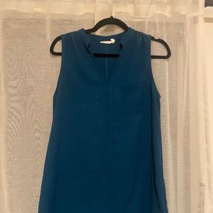 Blue dress